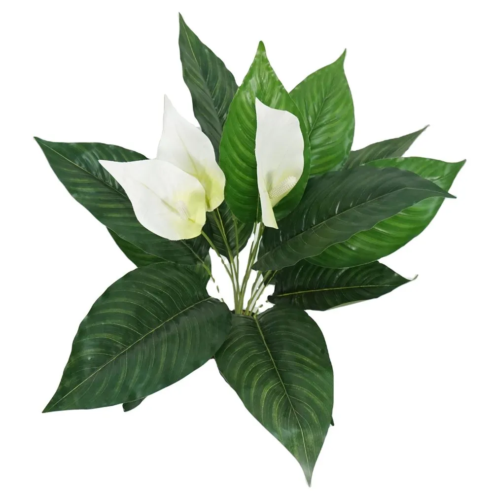 Artificial white lily Spathe plant