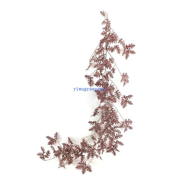 artificial Silver chrysanthemum leaf long vine