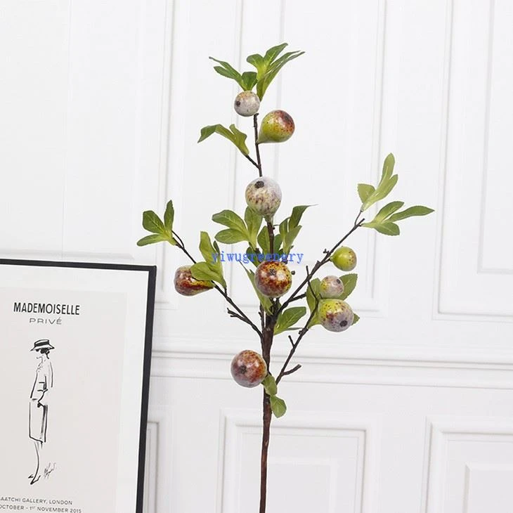 faux single fig fruits branch