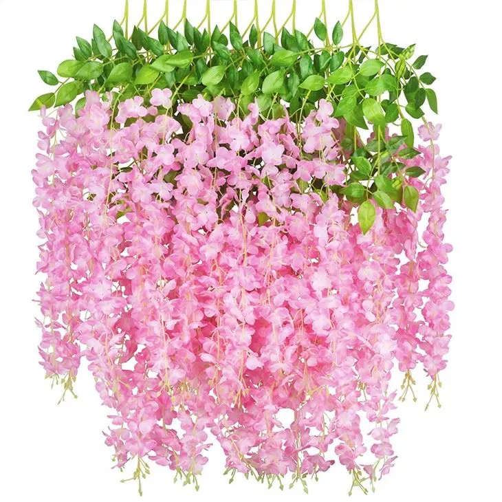 Wisteria artificial flors penjants